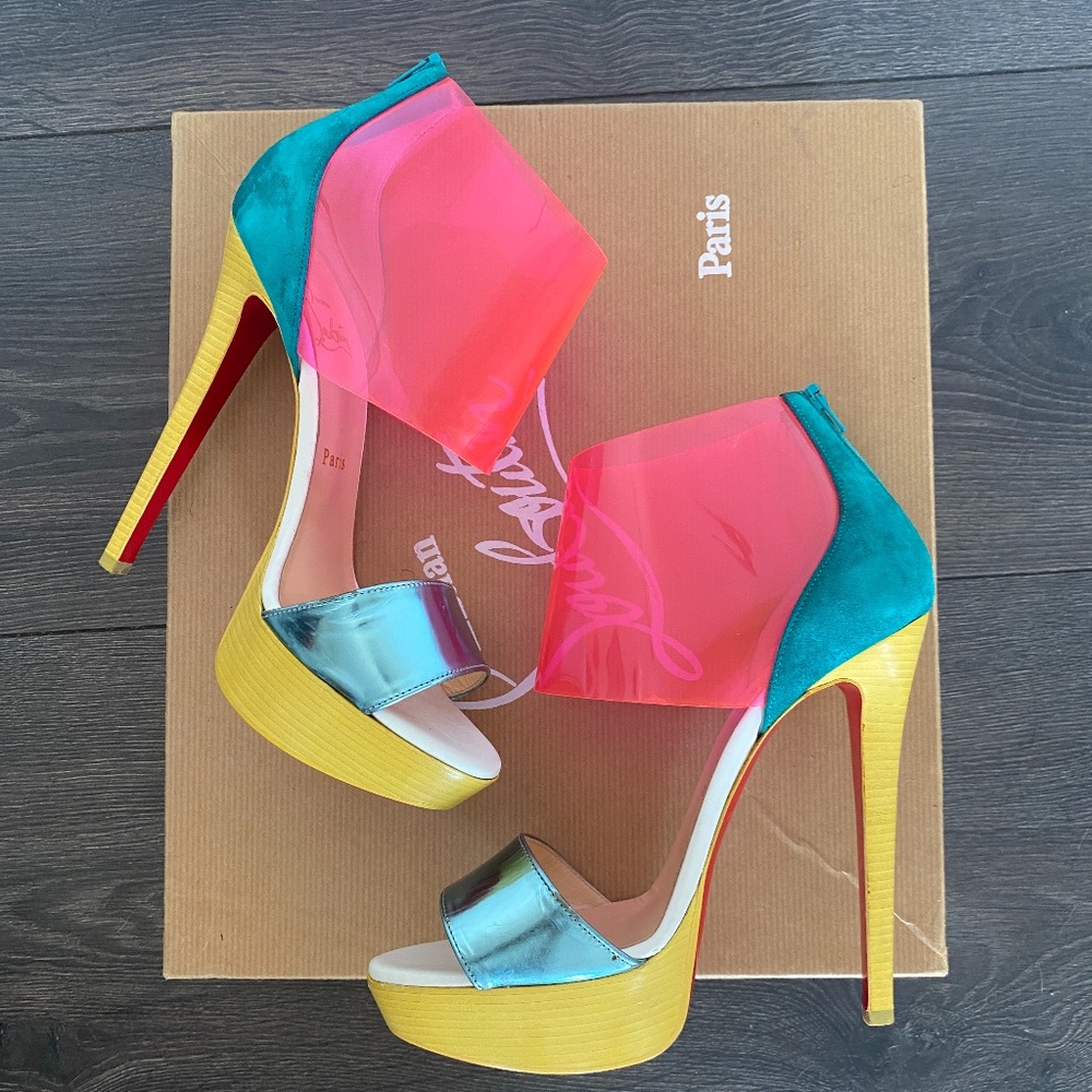 Christian Louboutin Dufoura Heels 140mm. RARE!